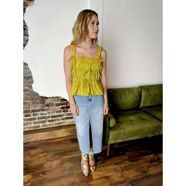 Devin Top | Chartreuse