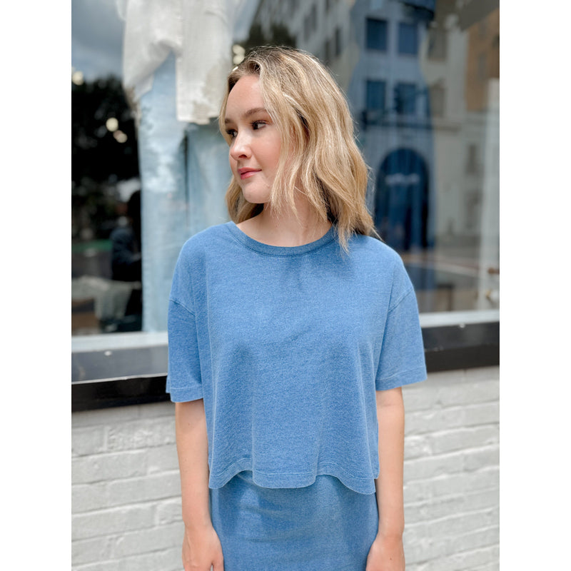 On The Go Jersey Denim Tee
