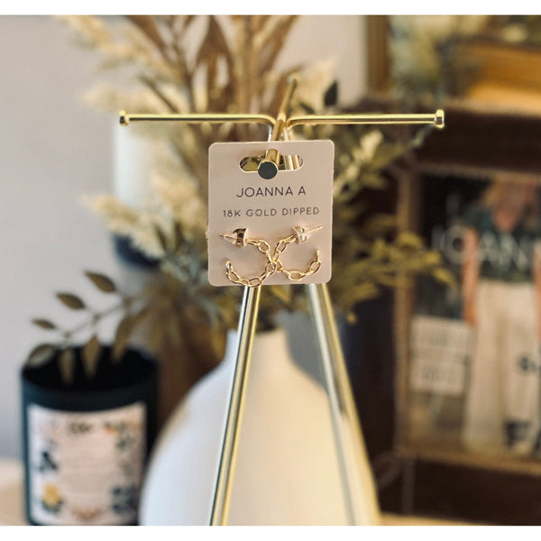 Sherry Link Mini Hoop - Joanna A. Boutique