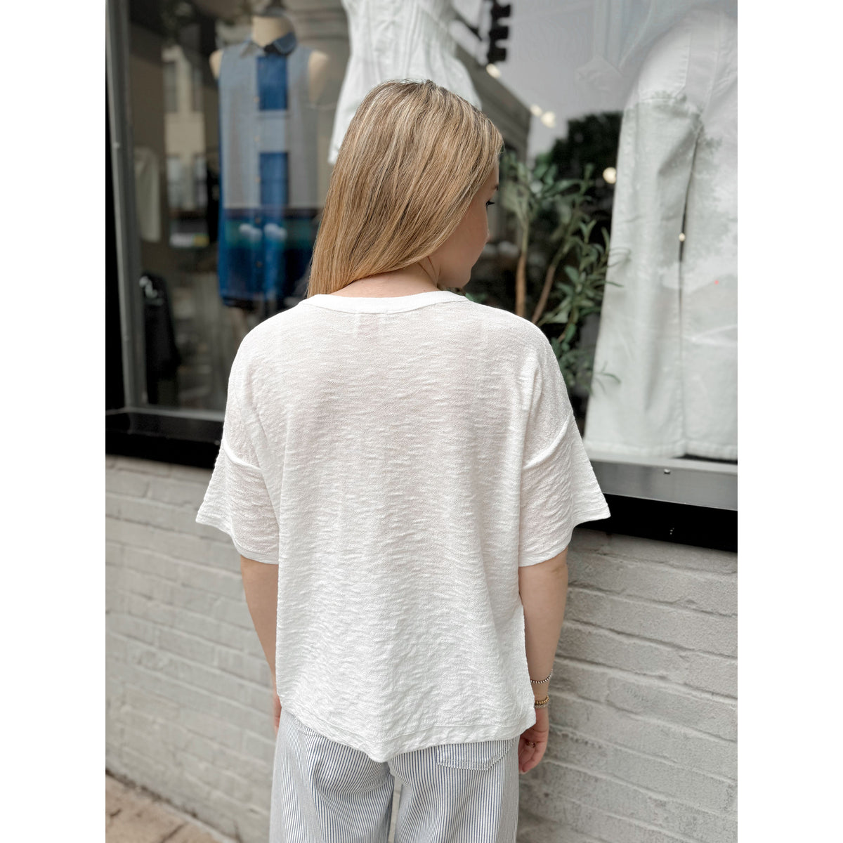 Nebula Tee | White - Joanna A. Boutique