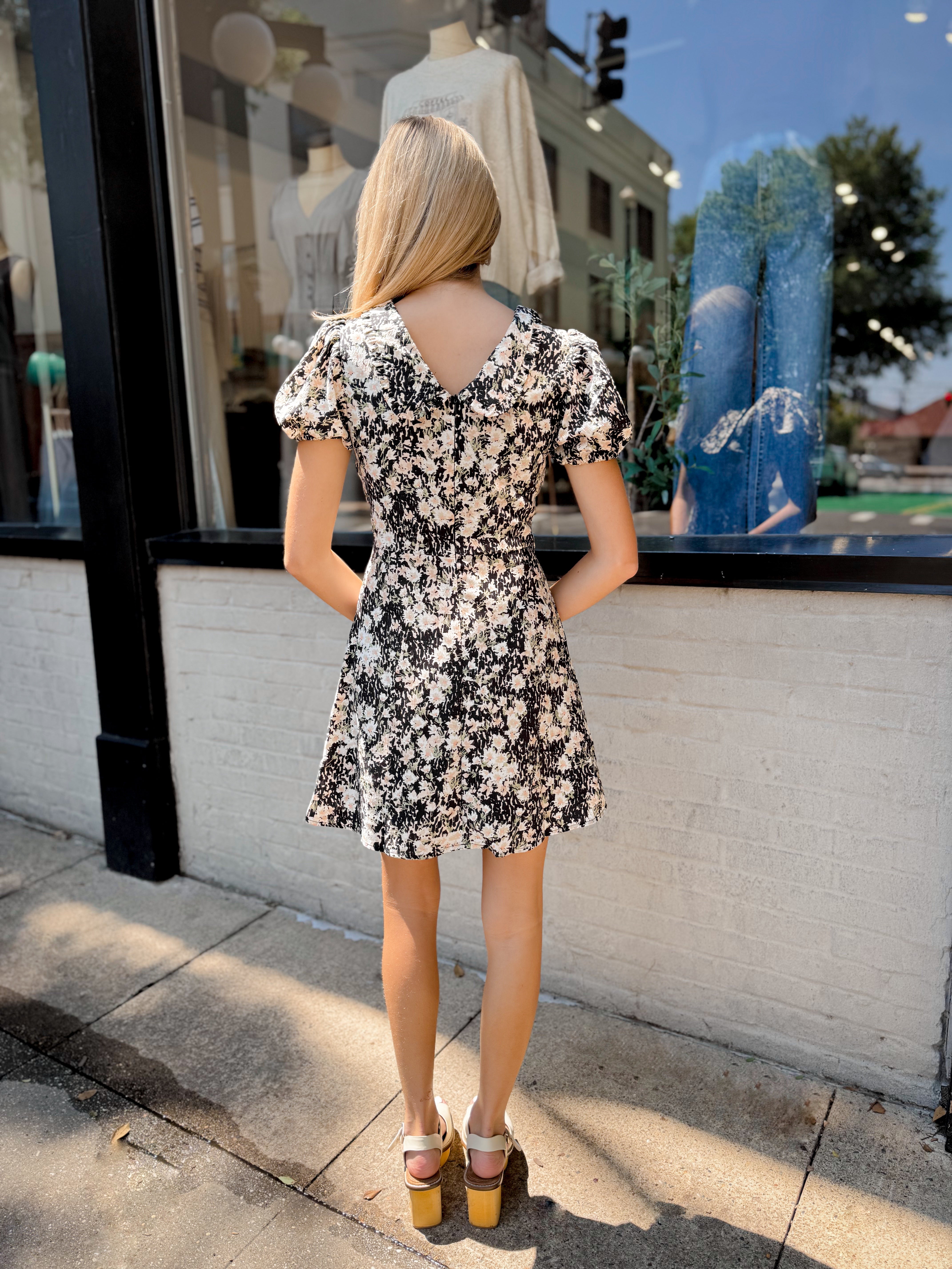 Painted Fields Mini Dress
