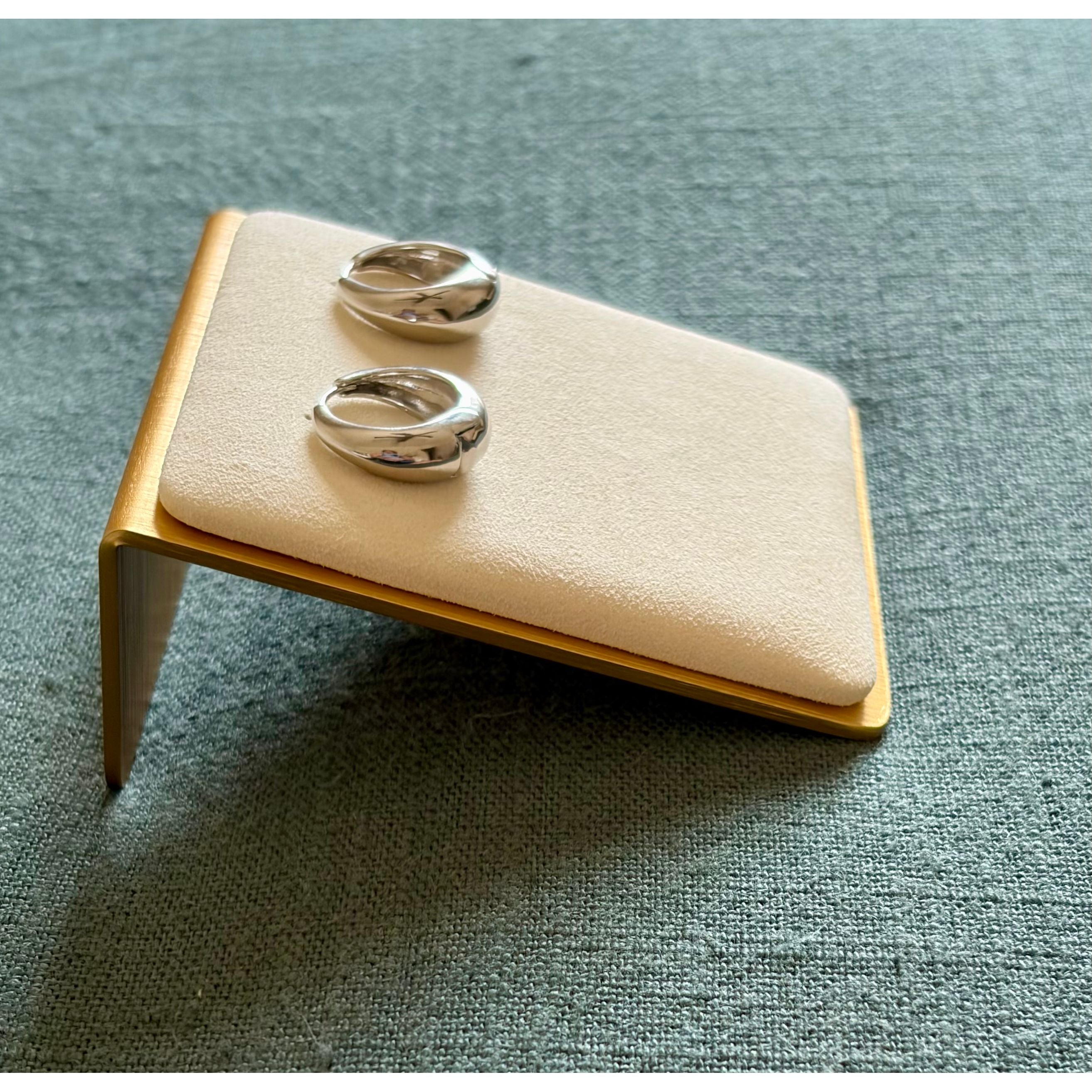 Brynn Hoop | Silver | Small - Joanna A. Boutique