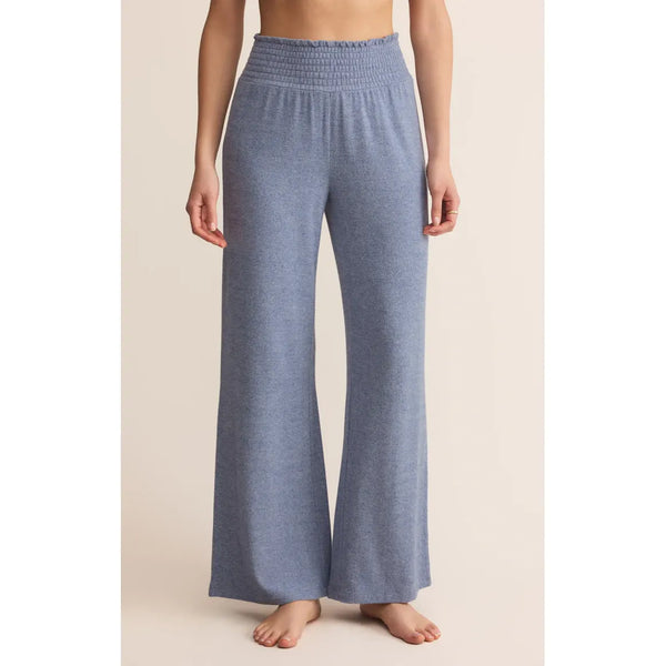Dawn Smocked Pant | Blue Velvet - Joanna A. Boutique