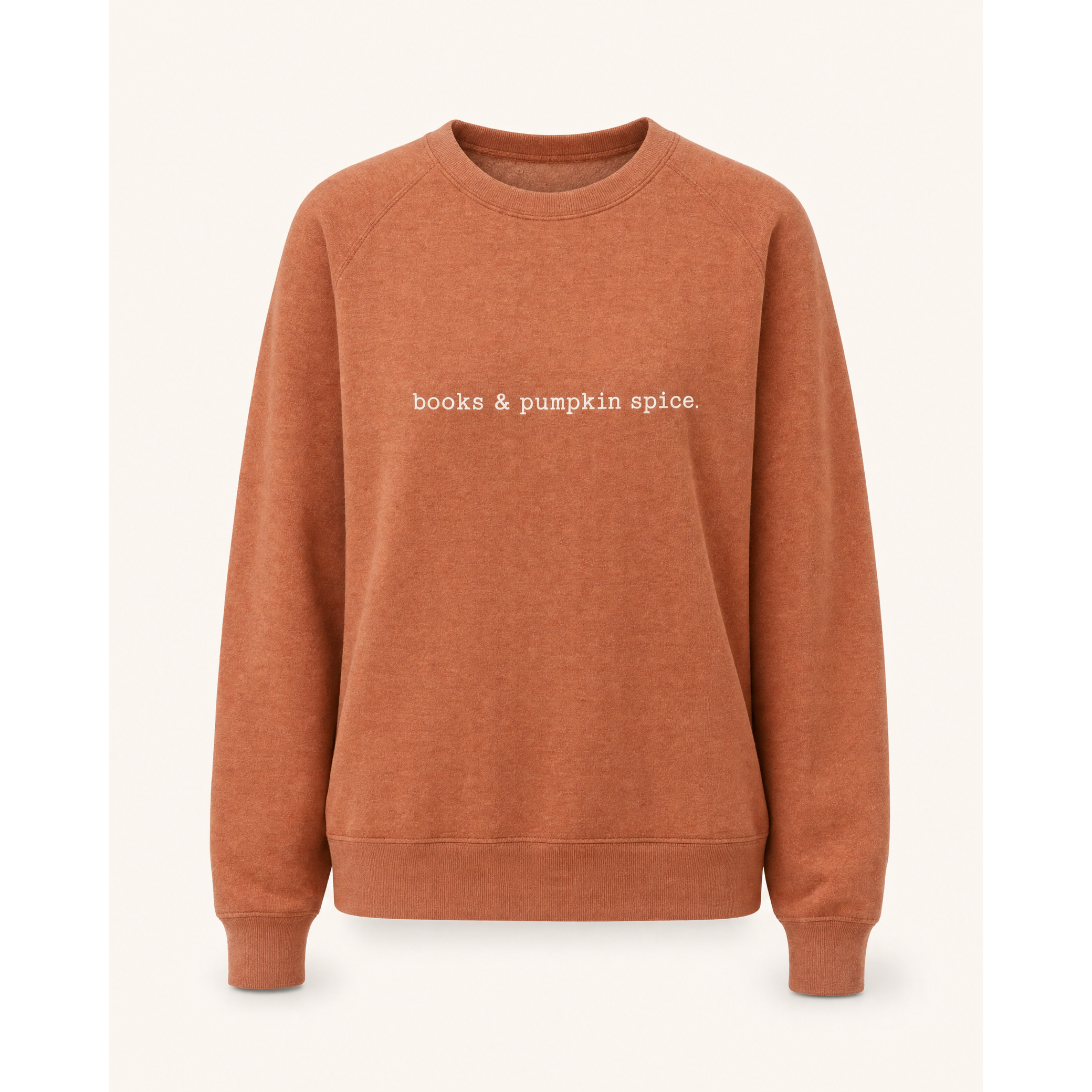Books & Pumpkin Spice Crewneck - Joanna A. Boutique