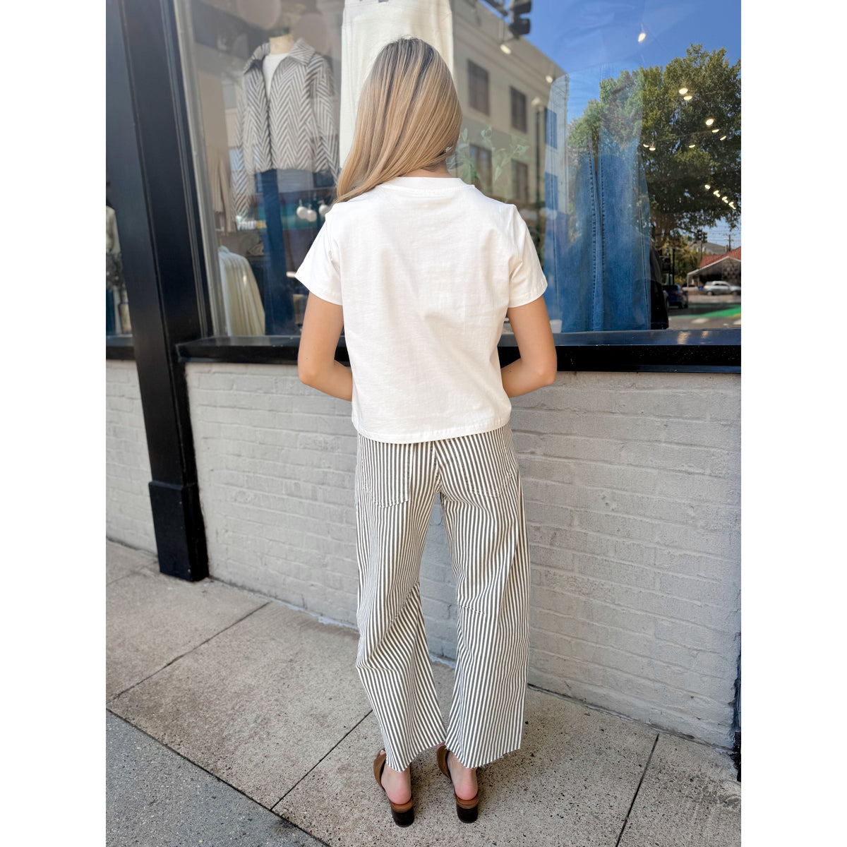 Parker Striped Jeans - Joanna A. Boutique