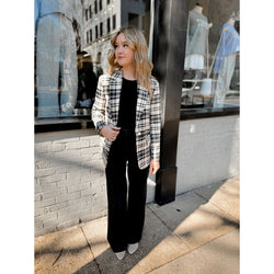 Juniper Plaid Blazer