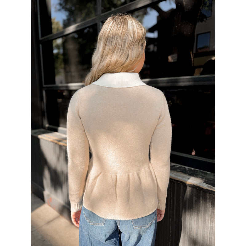 Rowan Collared Sweater - Joanna A. Boutique