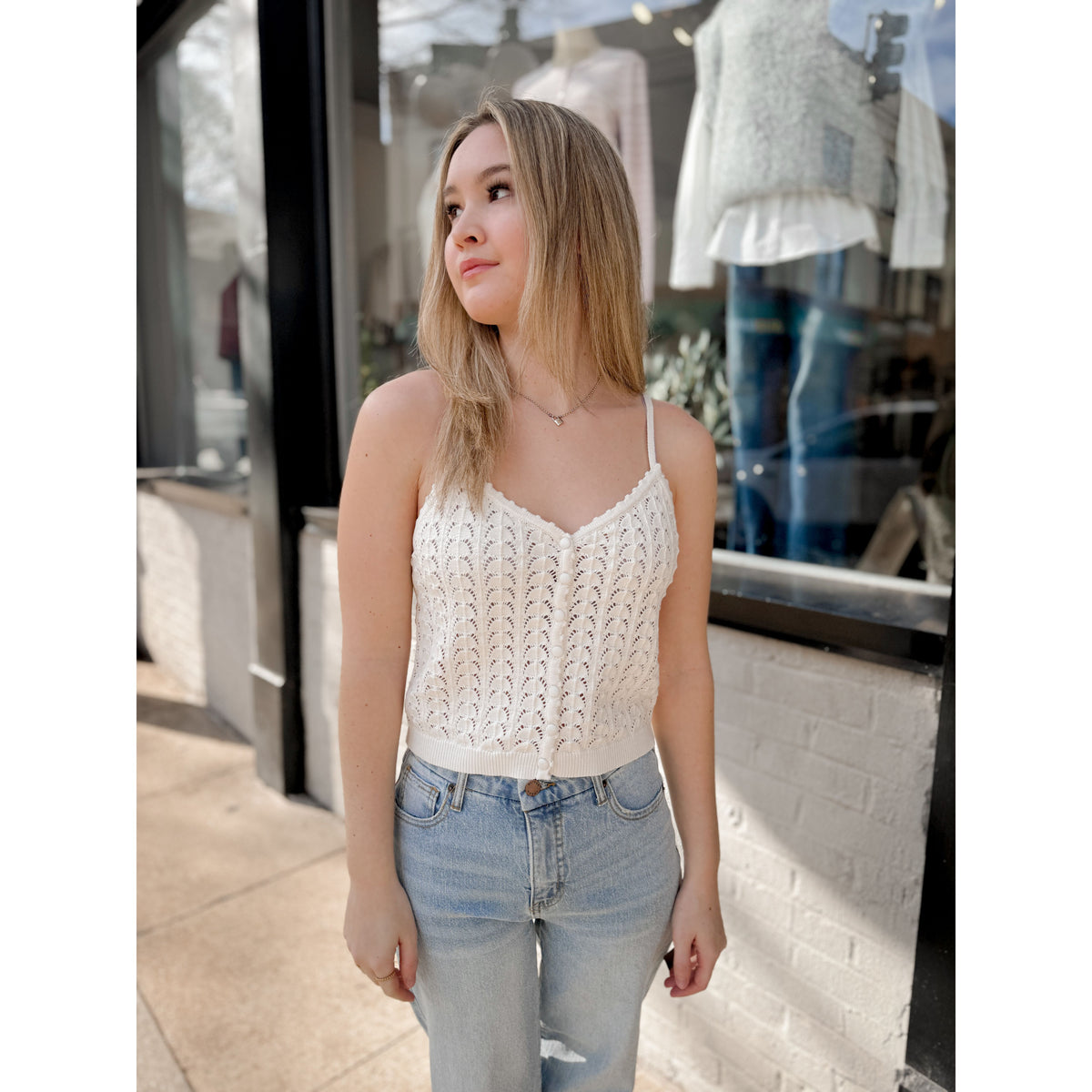 Lexa Sweater Tank - Joanna A. Boutique