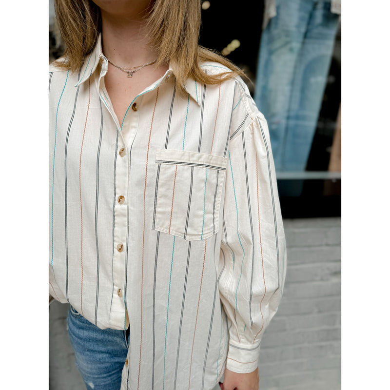 West Village Button Up | Natural