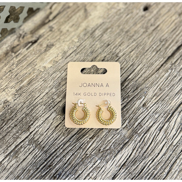 Sarah Mini Hoops - Joanna A. Boutique