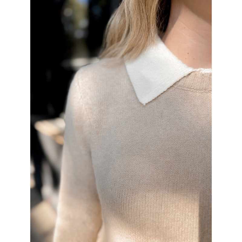Rowan Collared Sweater - Joanna A. Boutique