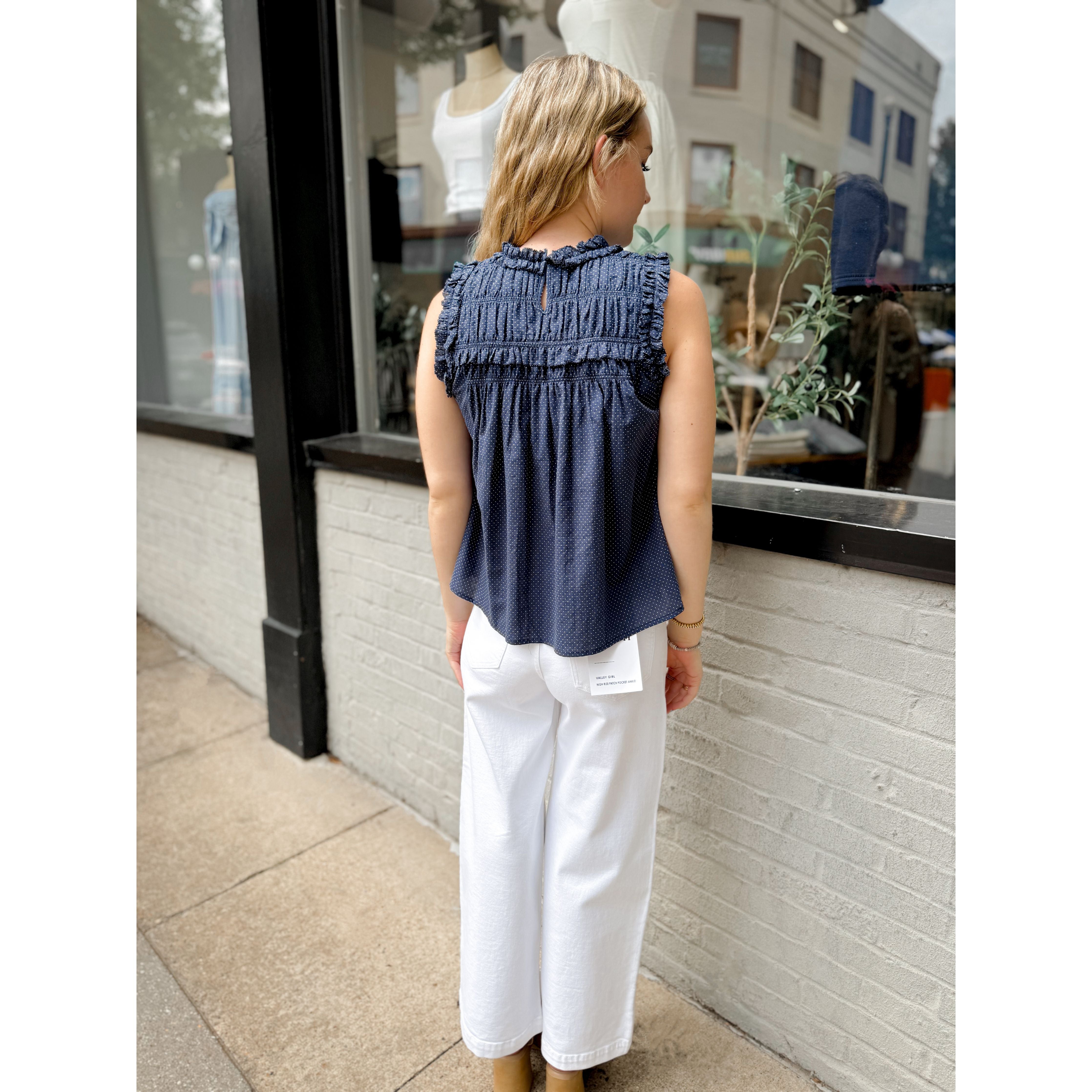 Avery Polka Dot Top - Joanna A. Boutique
