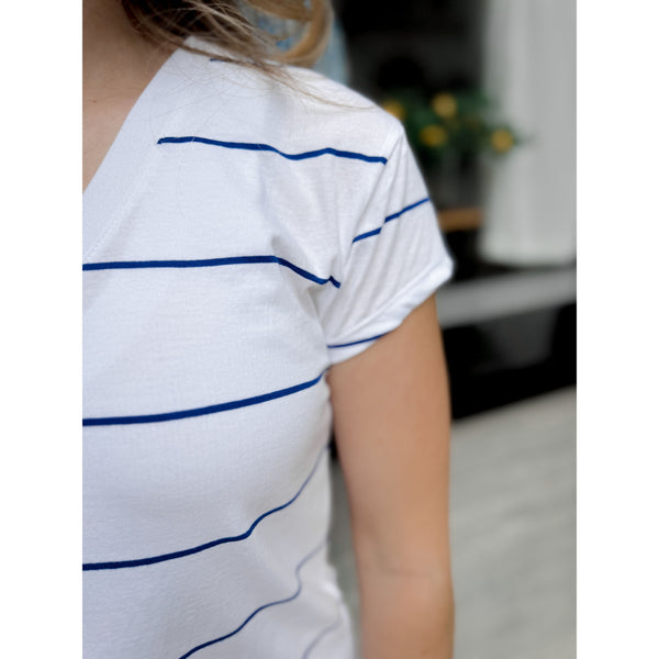 Modern V-Neck Tee | Oceanside