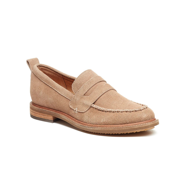 Lens Almond Suede Loafer - Joanna A. Boutique