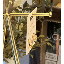 Sia Swirl Mini Hoop Earrings - Joanna A. Boutique