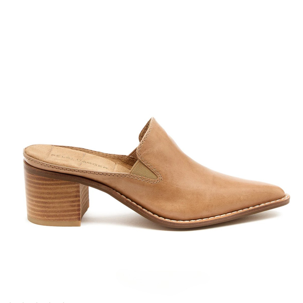 Mason Pointed Toe Mule | Bison - Joanna A. Boutique