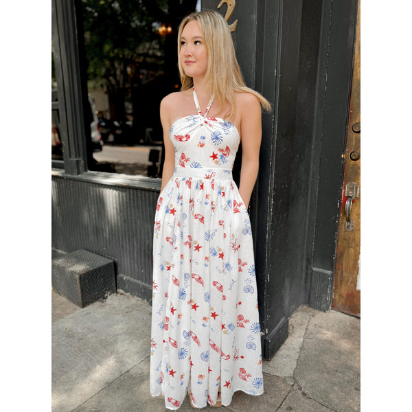 knee length dresses for ladies Joanna Satin Midi Dress – SIMKHAI main image 0
