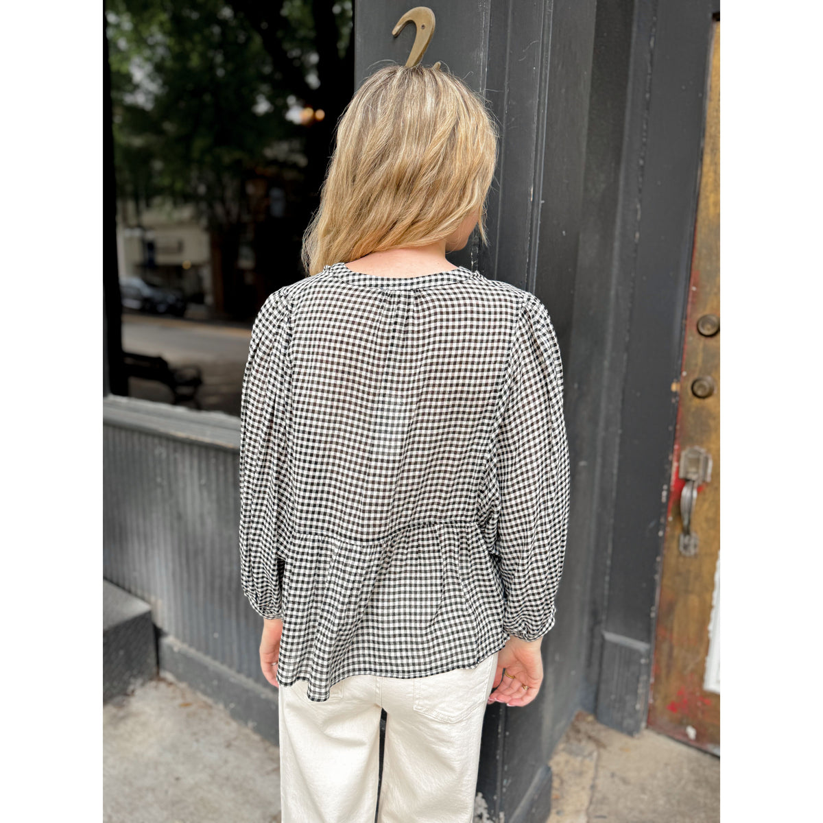 Mara Gingham Top - Joanna A. Boutique