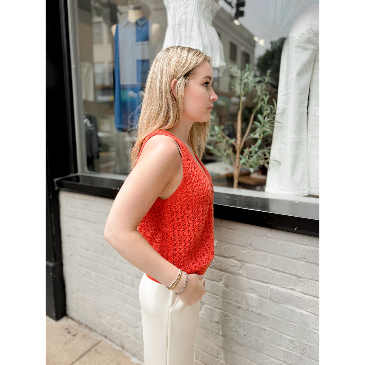 Alessia Knit Tank | Summer Fig - Joanna A. Boutique