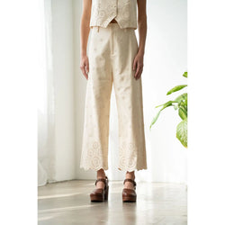 Elliot Cotton Eyelet Pants