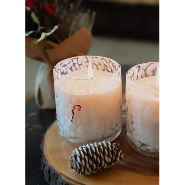 Candy Cane Icon Candle - Joanna A. Boutique
