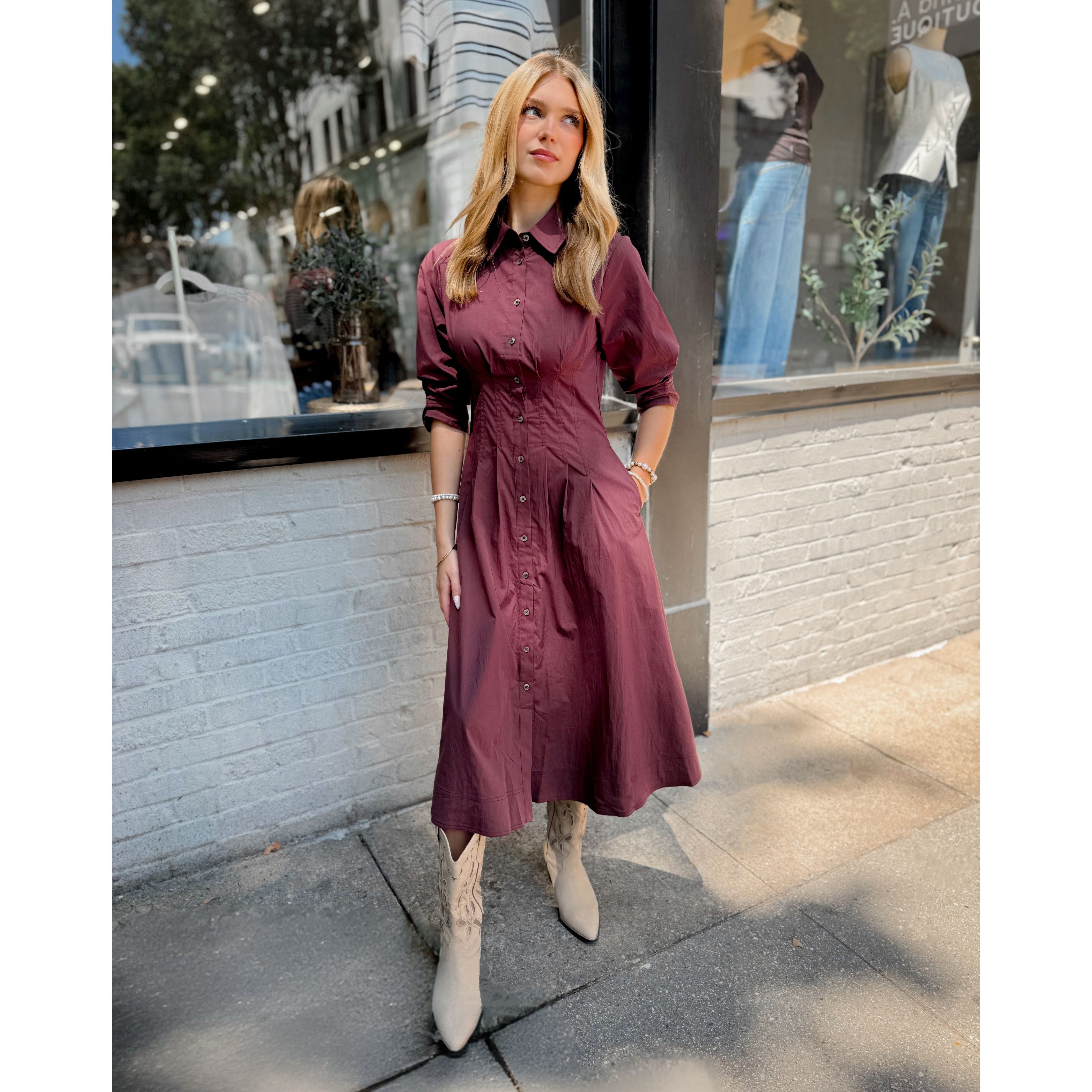 Jora Midi Dress - Joanna A. Boutique