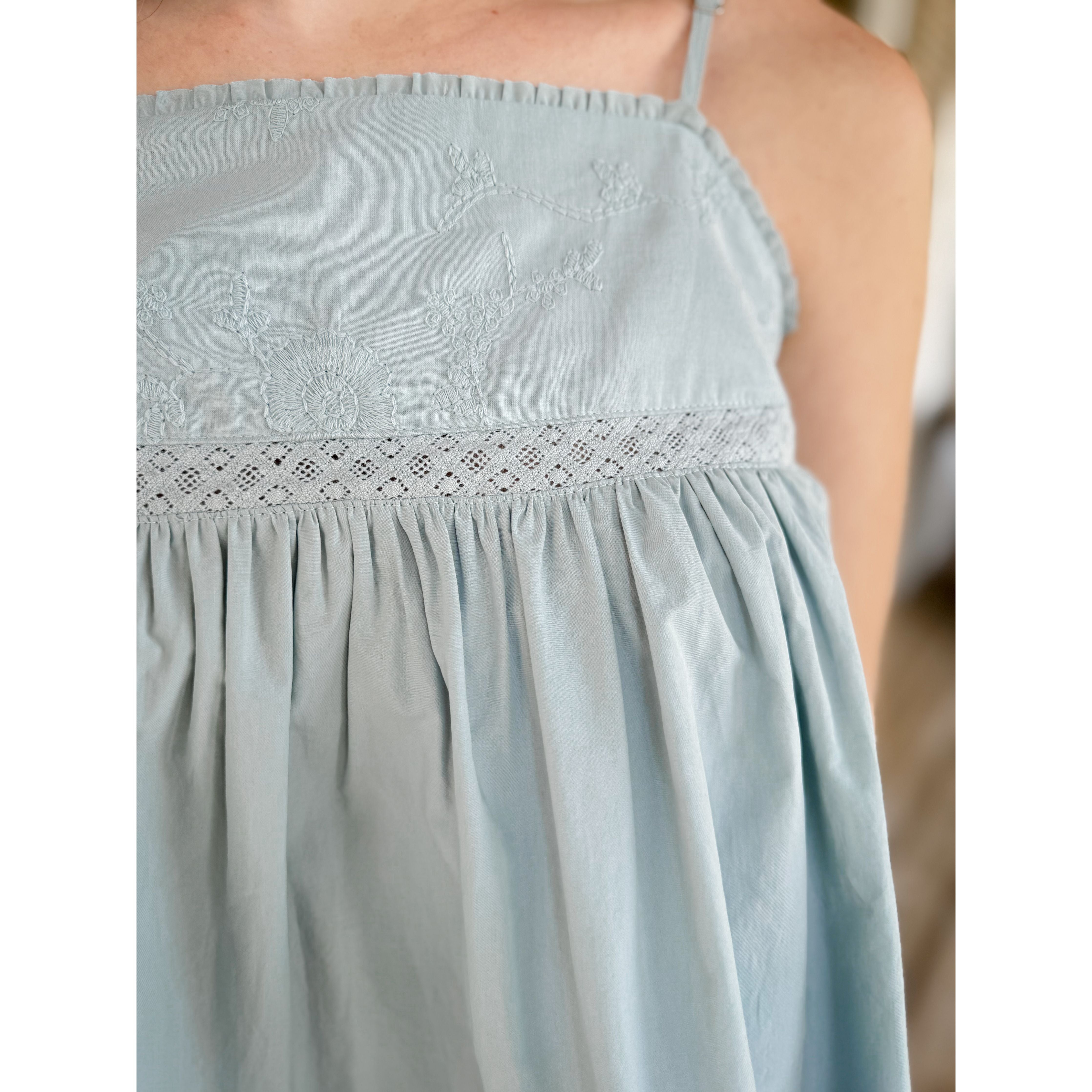 Chelsea Tank | Pale Blue - Joanna A. Boutique