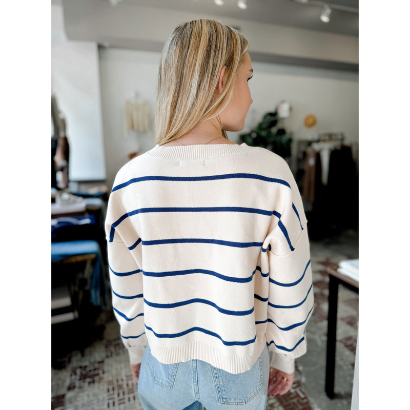 Easy Weekend Sweater | Navy