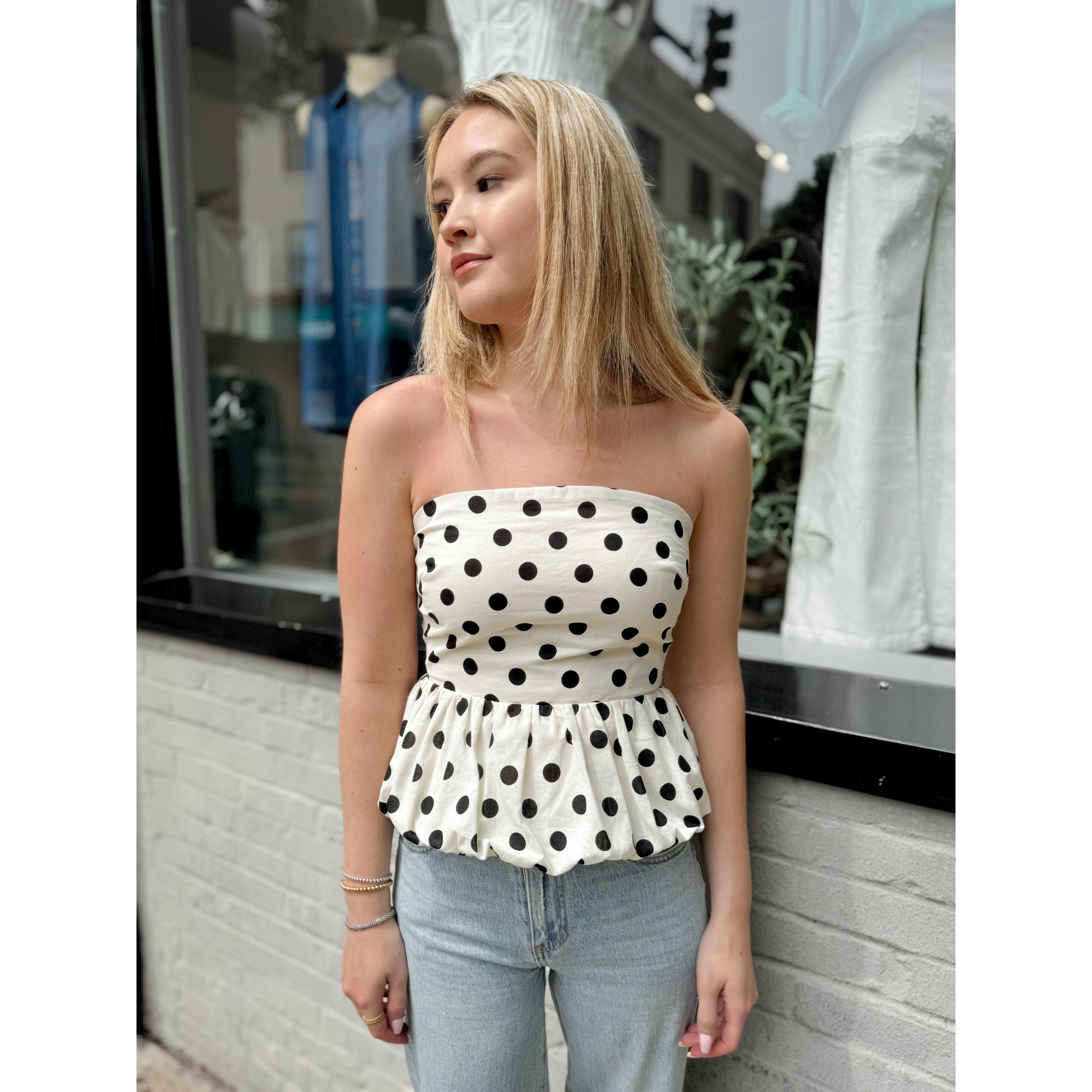 Ariana Strapless Top - Joanna A. Boutique