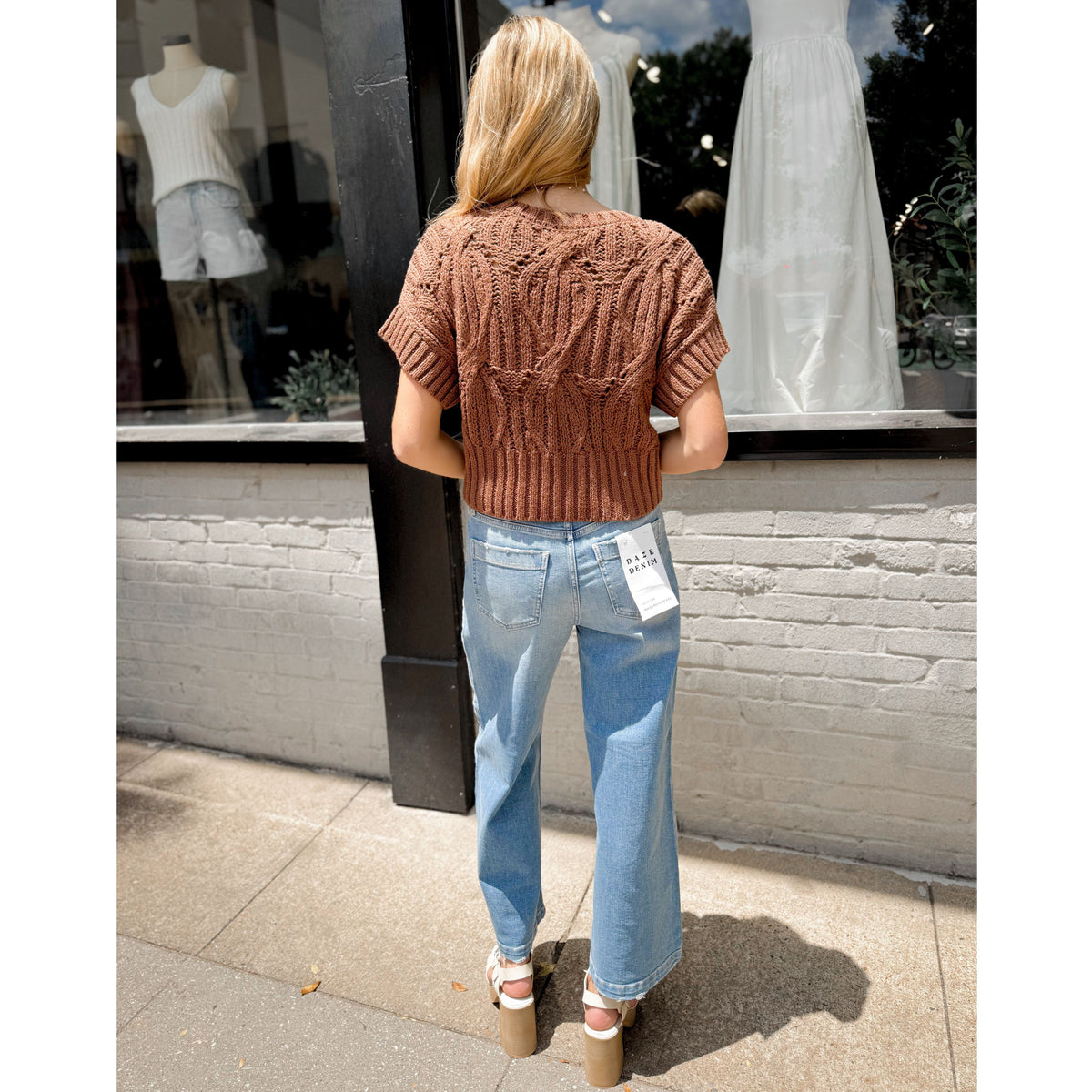 Cali Crochet Top | Chocolate - Joanna A. Boutique