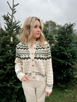 With Love Fair Isle Cardigan