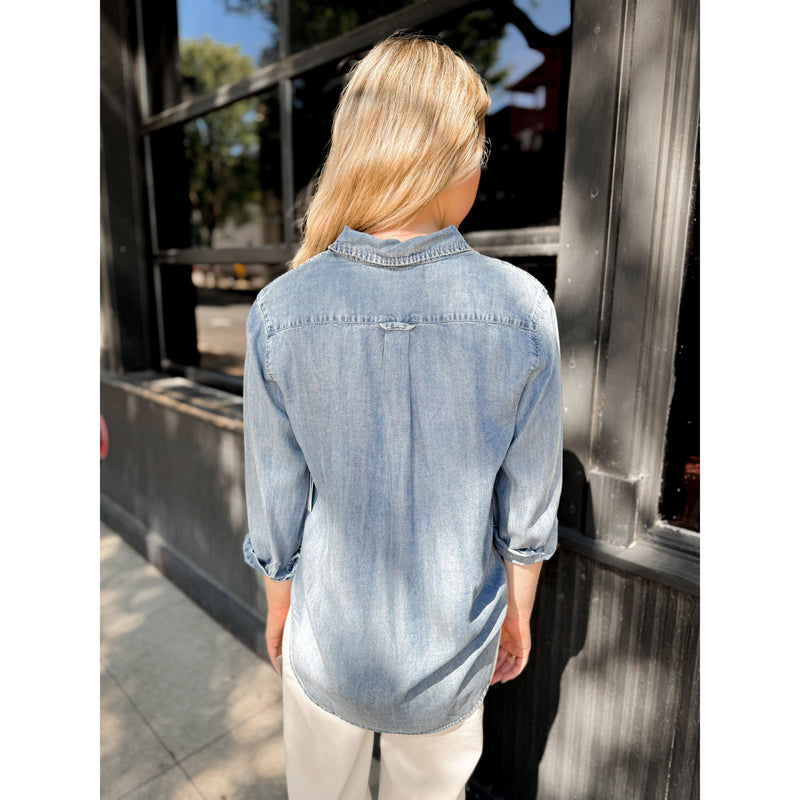 Galina Top | Independence Blue - Joanna A. Boutique