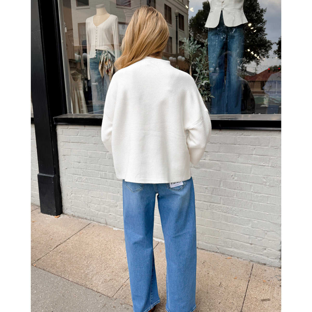Elise Top | Ivory - Joanna A. Boutique