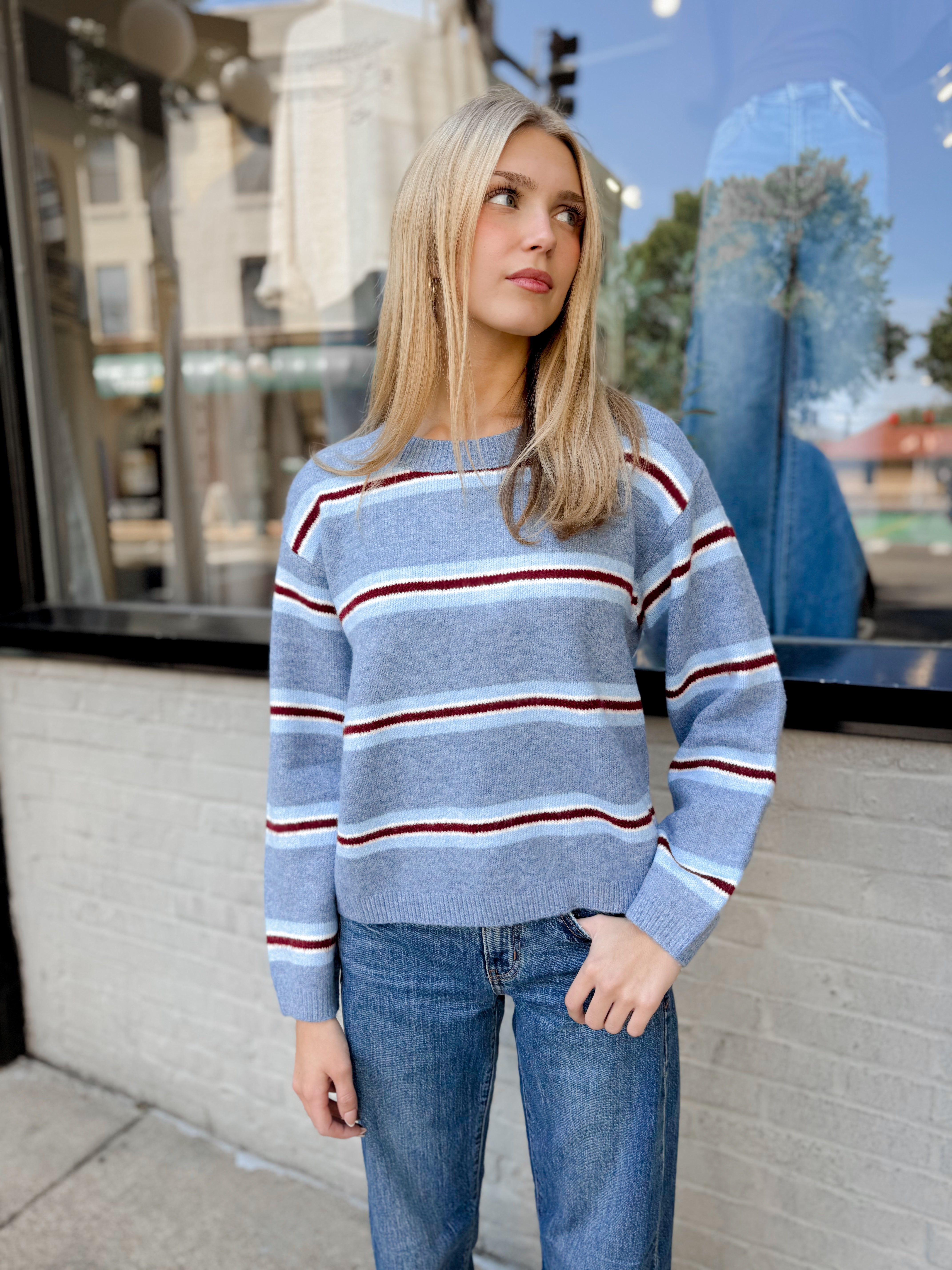 Hudson Stripe Sweater