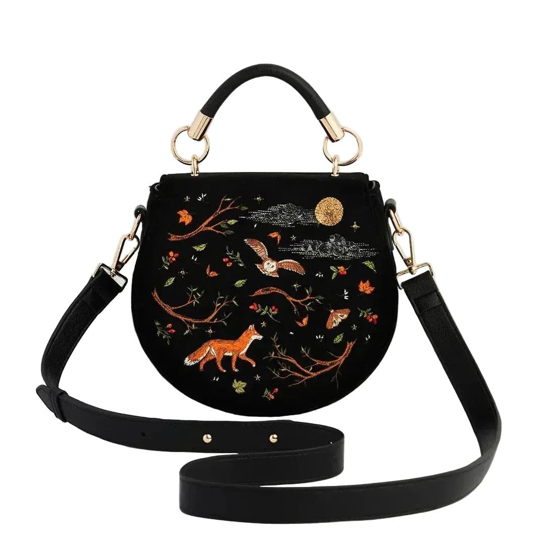 Fox & Owl Handle Bag - Joanna A. Boutique