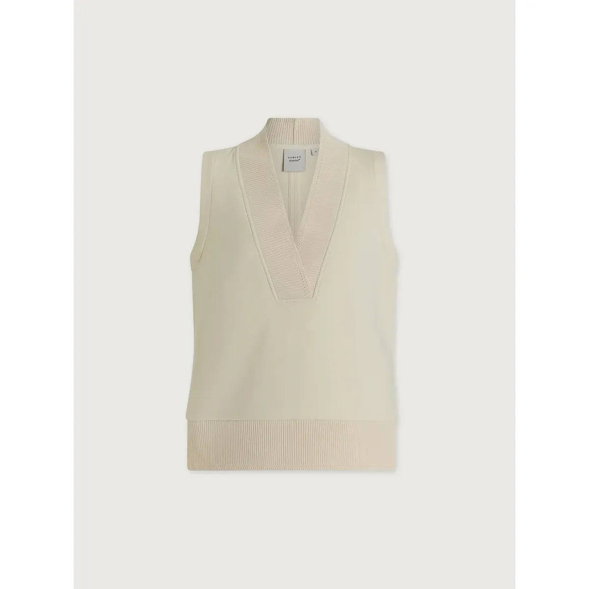 Freida V-Neck Tank | Pristine - Joanna A. Boutique