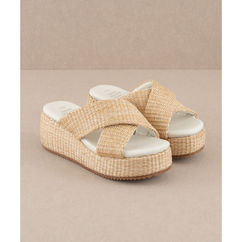 Fresno Raffia Sandal - Joanna A. Boutique