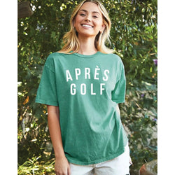 Apres Golf Graphic Tee | Vintage Jade