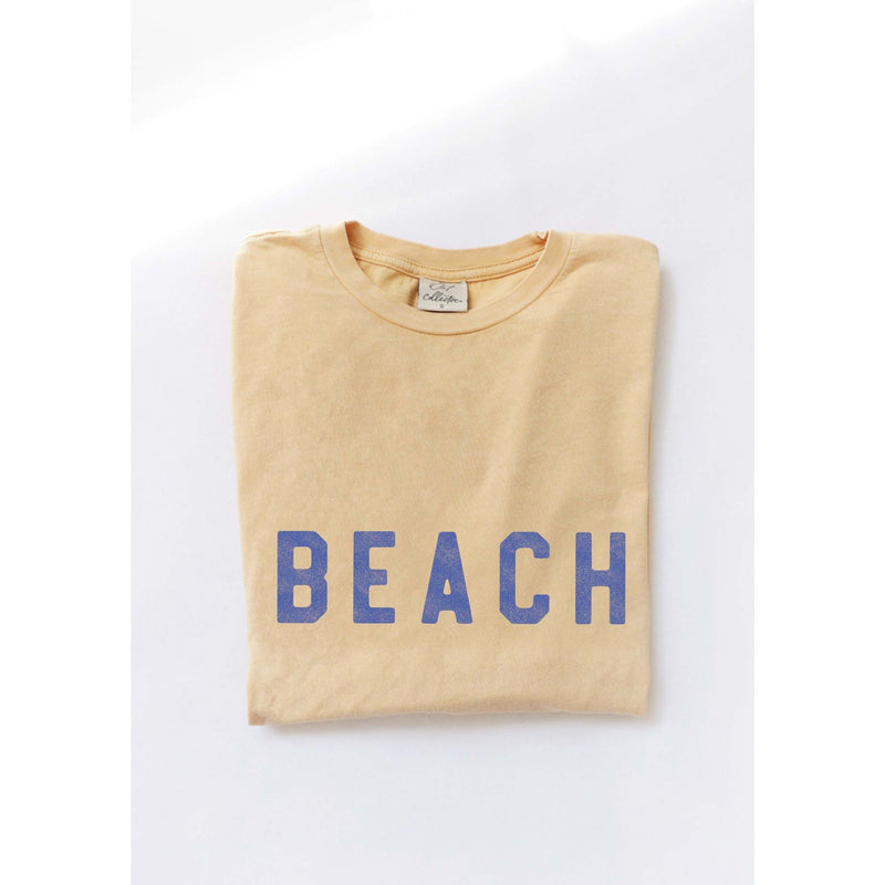 Beach Tee- Yellow
Joanna A. Boutique

The softest mineral washed cotton you’ll ever own, perfect for a beach day, gym run, or lounging + so much more!

