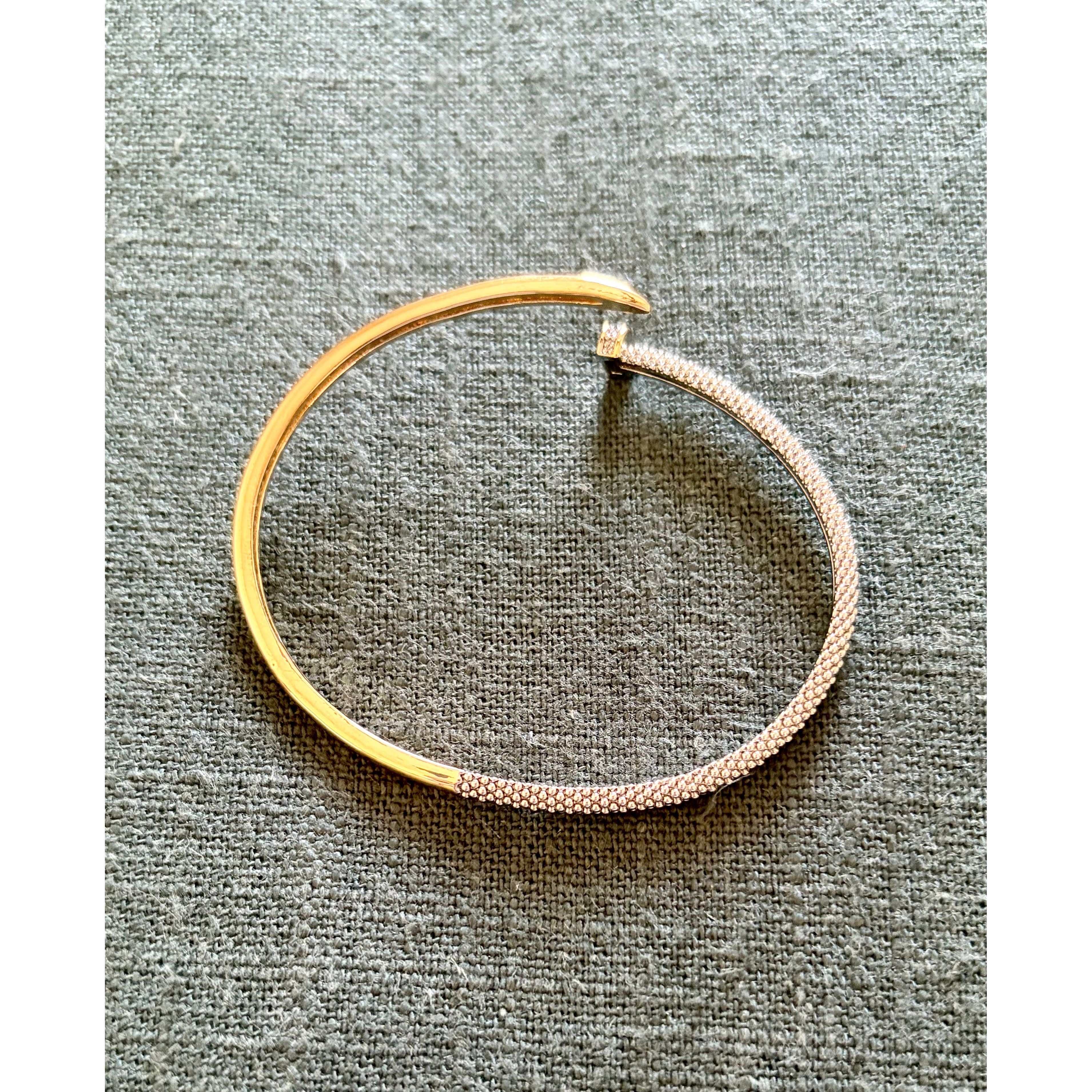 Nail Bangle Bracelet - Joanna A. Boutique