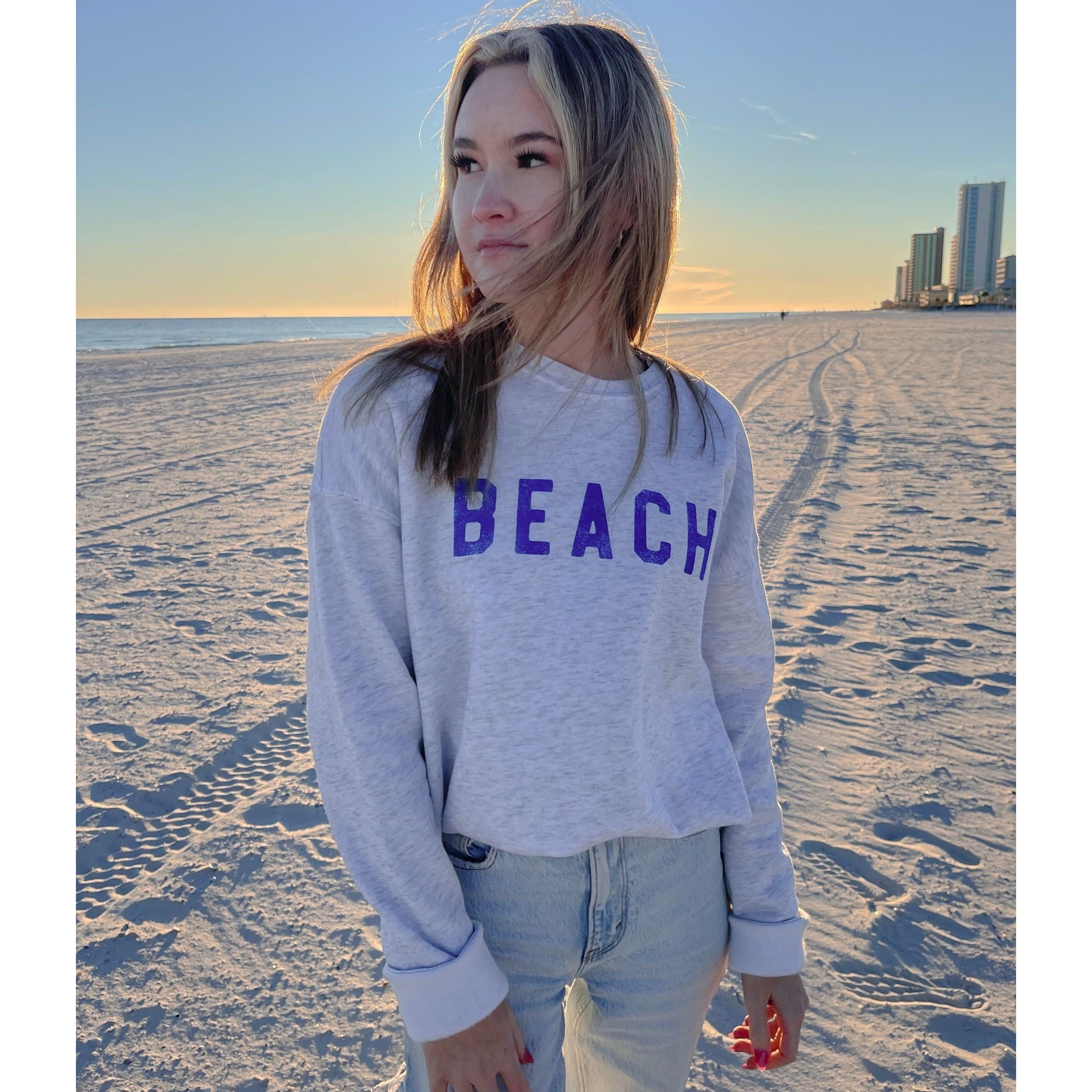 Beach Crewneck - Joanna A. Boutique