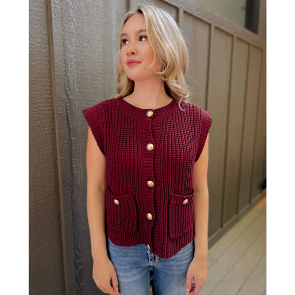 Granger Sweater | Burgundy