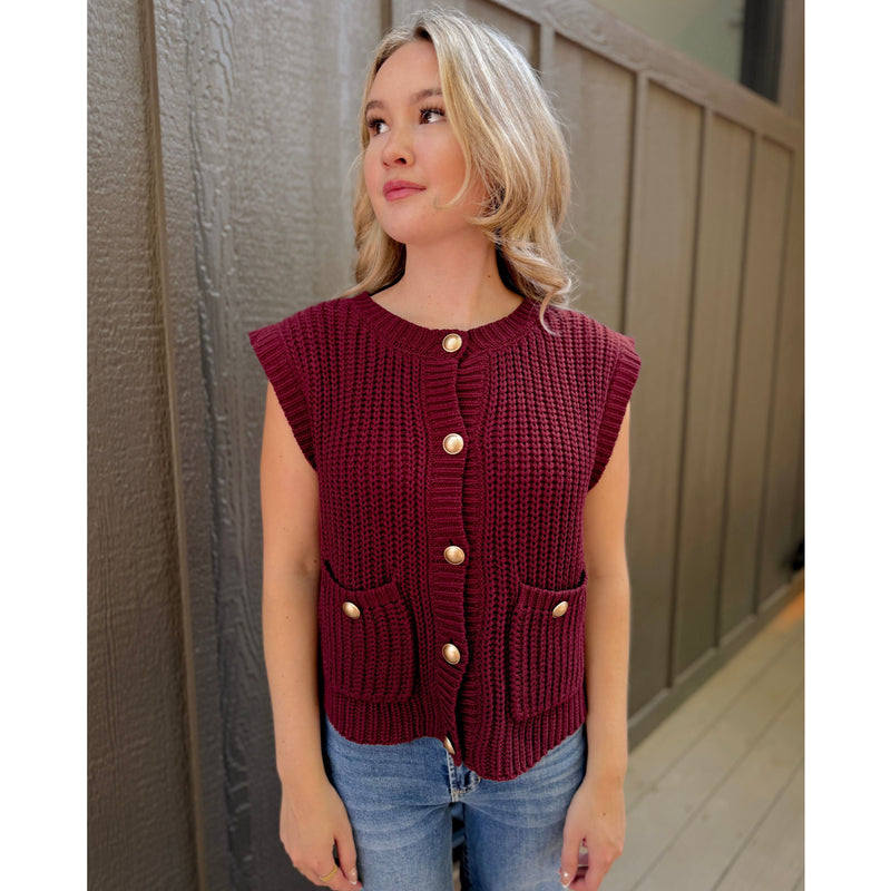 Granger Sweater | Burgundy