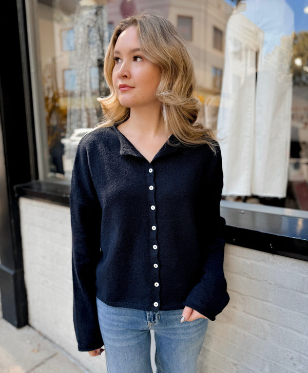 Piper Cardigan | Midnight