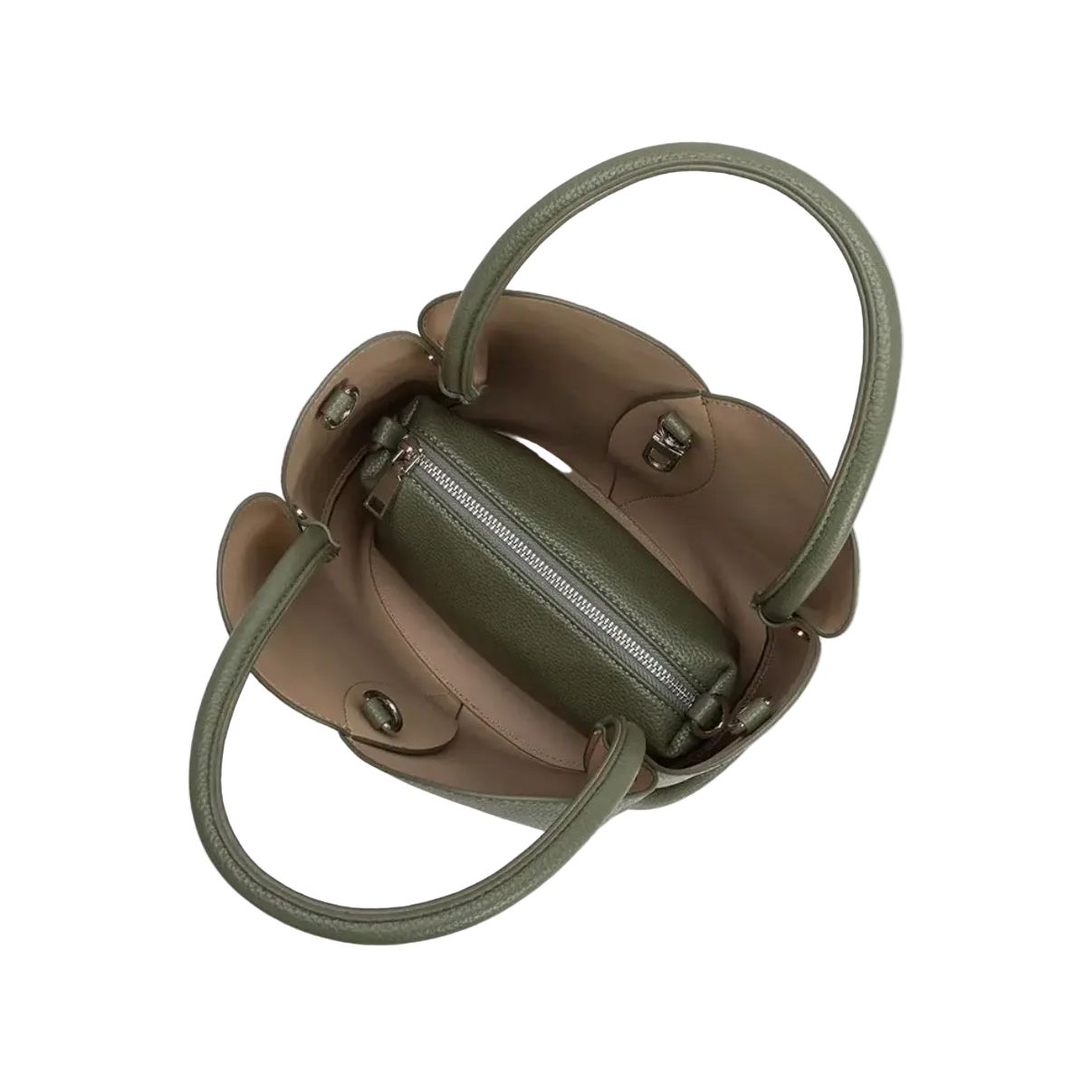 Tulip Vegan Leather Bag | Olive - Joanna A. Boutique