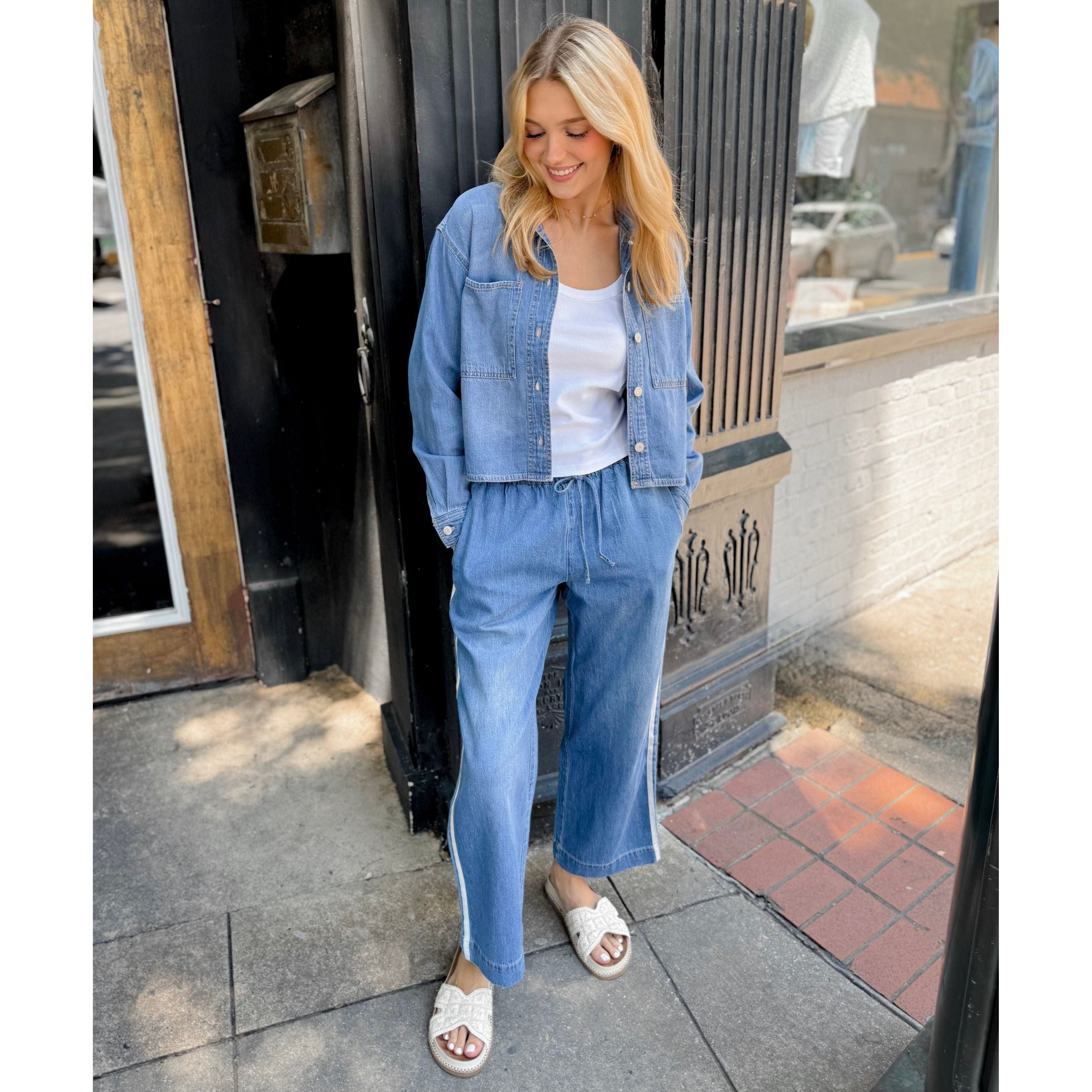 Erin Denim Jacket - Joanna A. Boutique