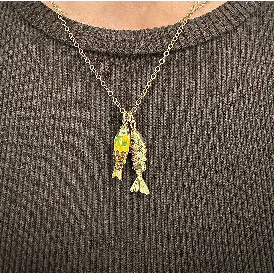 Neutral Fishy Necklace - Joanna A. Boutique