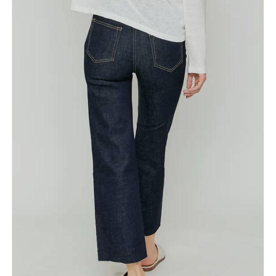 Aberdeen Wide Leg Jean | Dark Indigo - Joanna A. Boutique