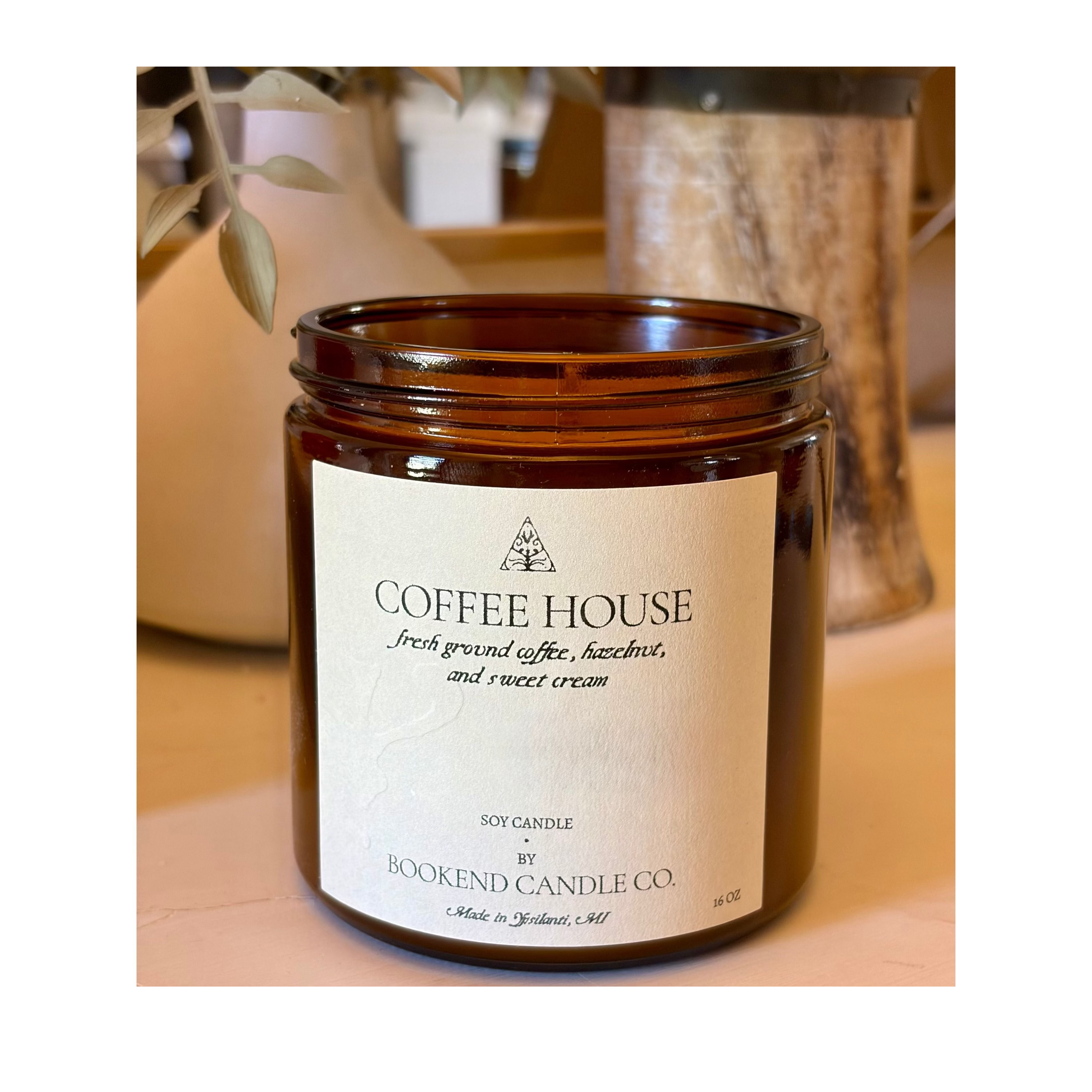 Coffee House Soy Candle - Joanna A. Boutique