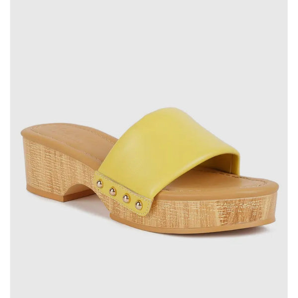 Minny Leather Platform Sandals - Joanna A. Boutique
